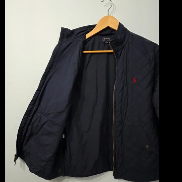폴로 랄프로렌 네이비 퀼팅 자켓 95