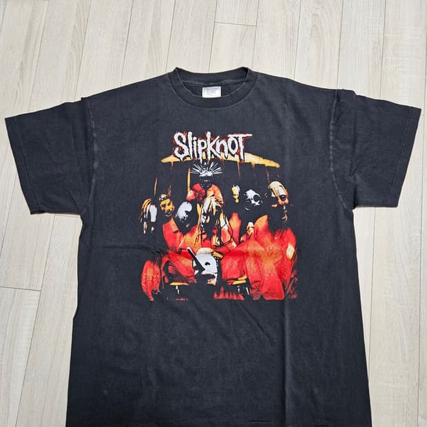 슬립낫 빈티지밴드티 엑스라지 사이즈