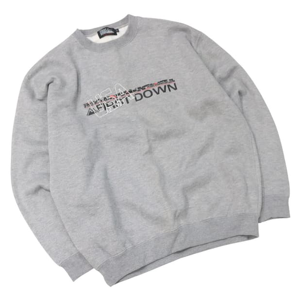 퍼스트다운 프린팅 맨투맨