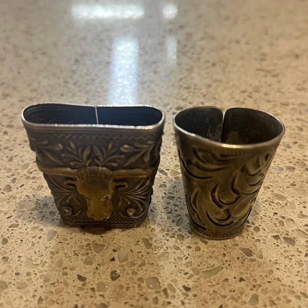 RRL Bandana Slider - Vintage Silver/Bras