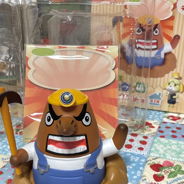 (미사용 새상품) 동물의숲 도루묵 메모스탠드 고전굿즈 풀박스