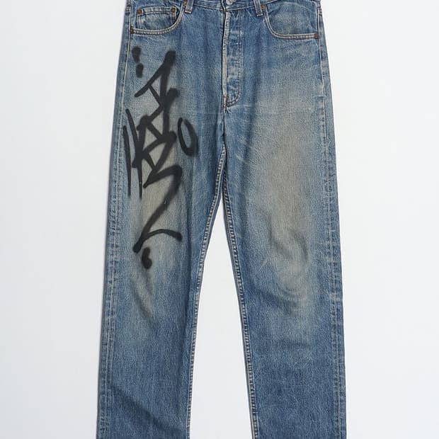 99's Levi's 501xx Graffiti Denim (33)