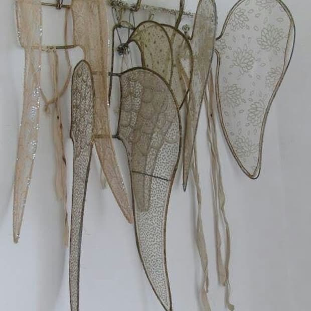 Japanese vintage dot long skirt