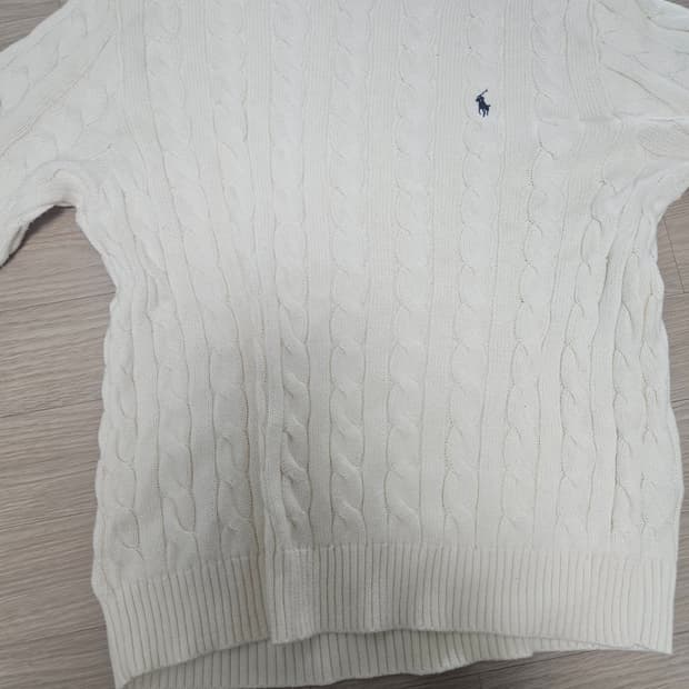 폴로 꽈배기 니트xl