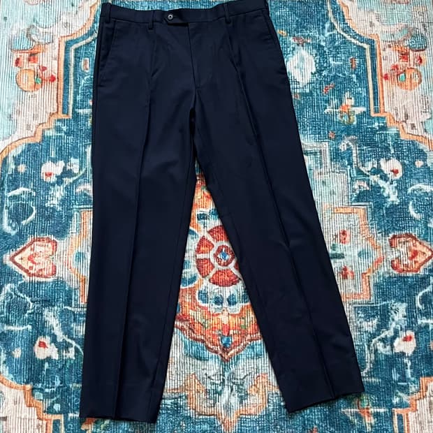 타임 옴므 슬랙스 네이비 컬러