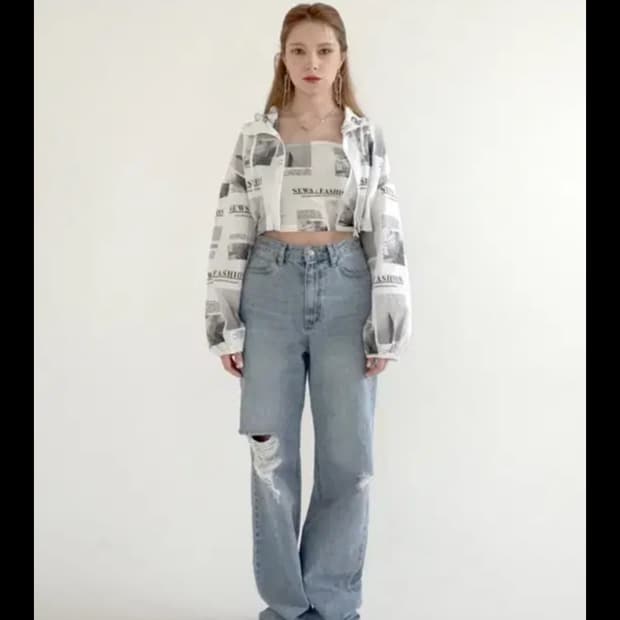 게이트리스 데님 한번착용