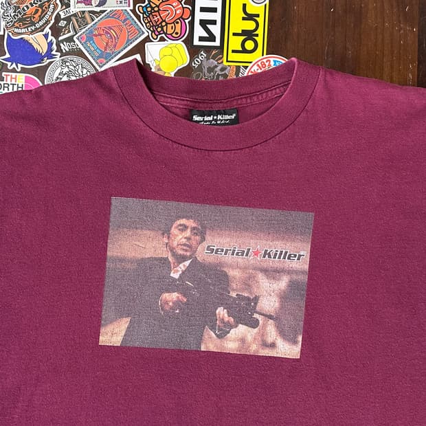 90s USA 시리얼킬러 스카페이스 빈티지 티셔츠 XL