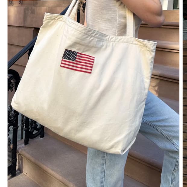 브랜디멜빌 성조기 에코백 토트백 가방 구해요
