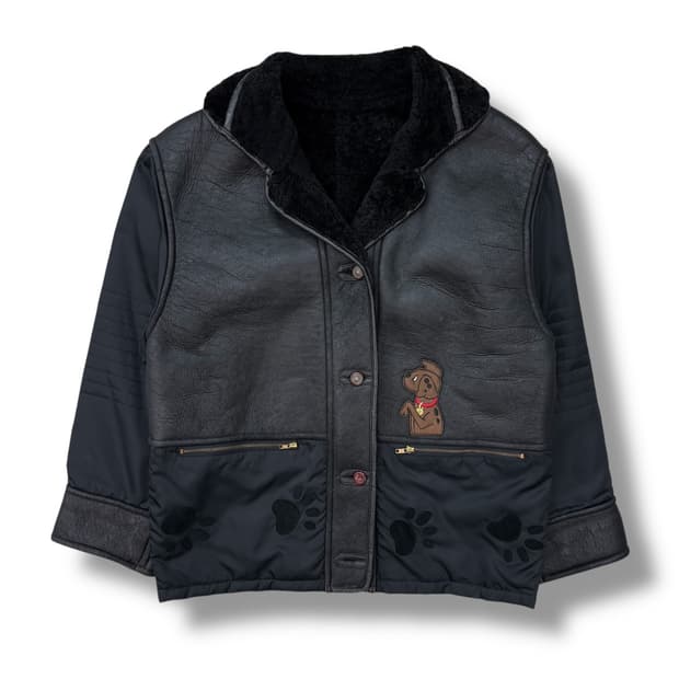 퍼피패치 램스킨 자켓 r1821