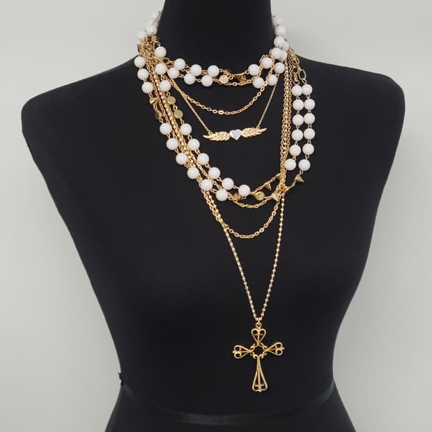stud necklace set
