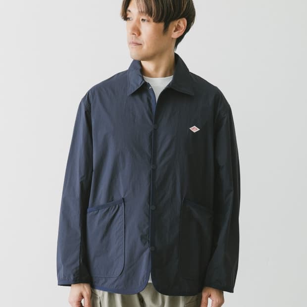 S 단톤 나일론 네이비 커버롤 자켓