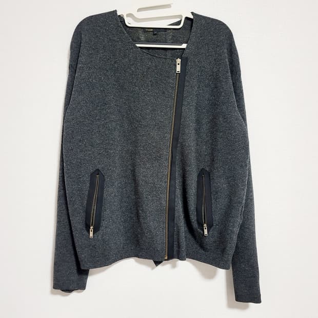 마쥬 maje 니트집업 가디건 울100% (55-66) 상태최상