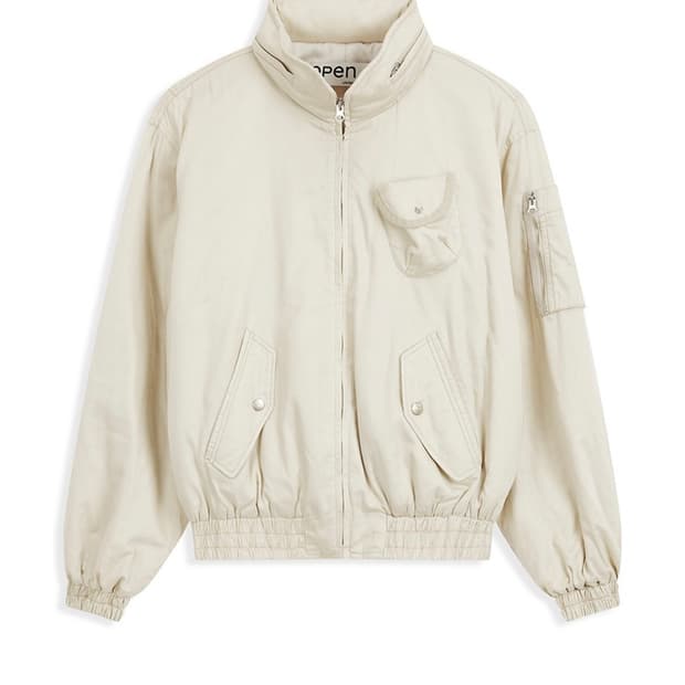 오픈와이와이 코튼 카고 봄버 베이지 L