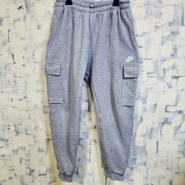 나이키 기모 카고 조거 팬츠 
