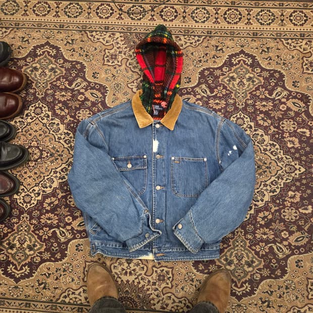 폴로 덩가리 데님 자켓 made in usa