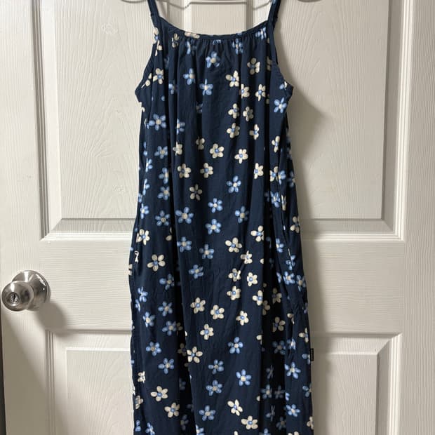 유니클로 마리메꼬 콜라보 플라워패턴 키즈 원피스