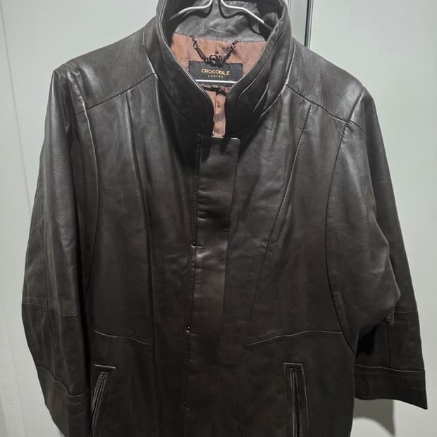 크로커다일 여성 양가죽 자켓 100