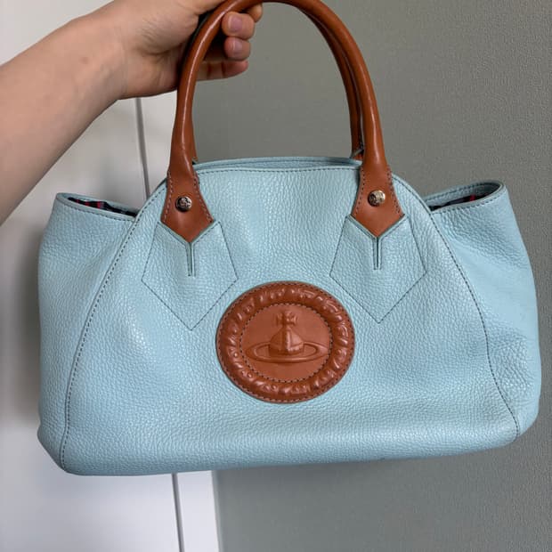 비비안웨스트우드 빈티지 민트 토트백