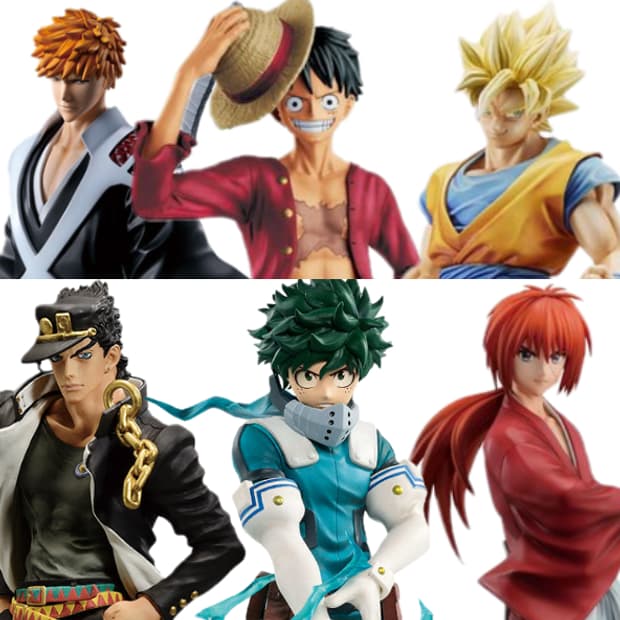 블리치 이치고 원피스 루피 죠죠 나히아 드래곤볼 손오공 제일복권 피규어