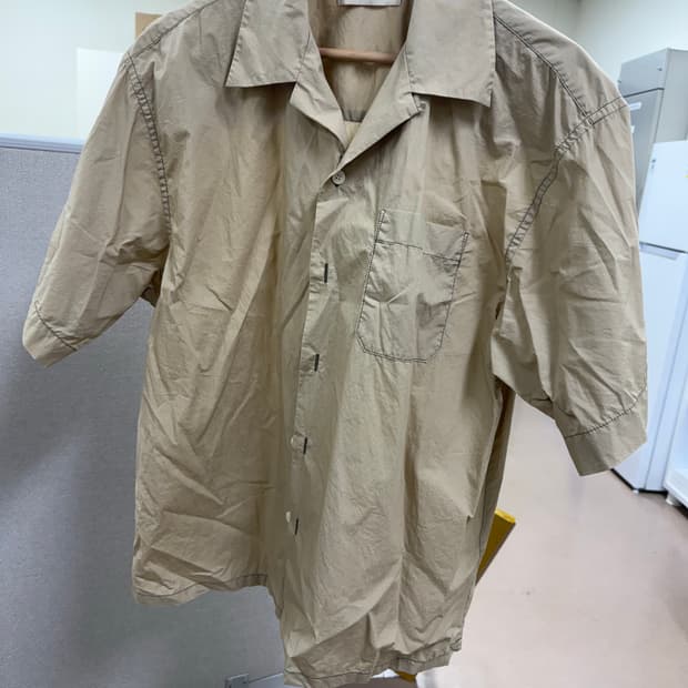 Marni 유니클로 콜라보 오픈카라 반팔셔츠