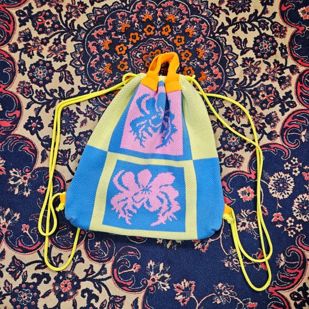 미미카위 퍼피 멀티 니트 스트링 백팩 Free