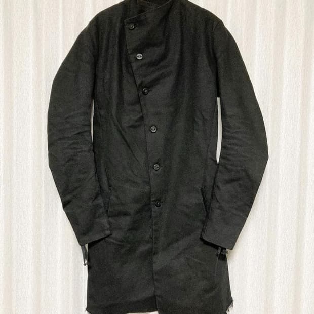 보리스비잔사베리 사선 코트