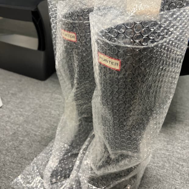 헌터 레인 롱부츠