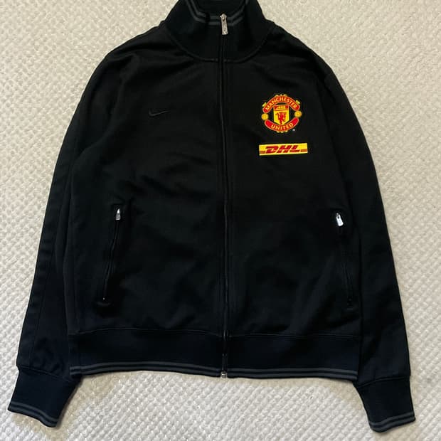 나이키 맨유 로고 트레이닝 트랙탑 져지 자켓(클리닝O)