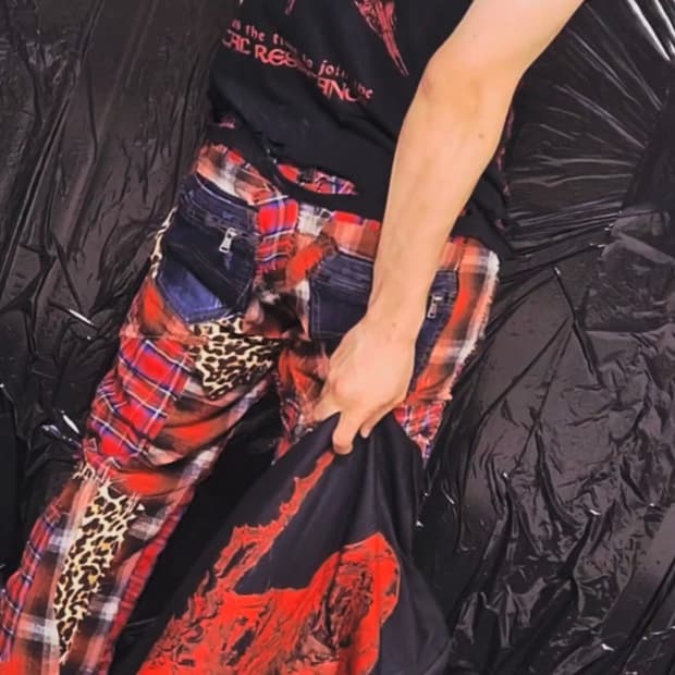 RB.A haRd Clash (Check / Leopard) Pants