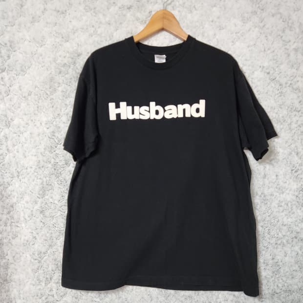 283C [XL] 프린트스타  Husband 반팔 티셔츠