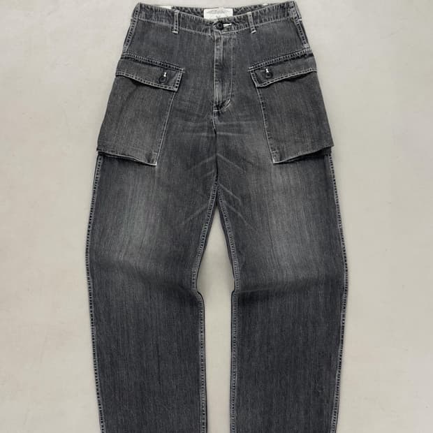 아비렉스 데님 카고 팬츠