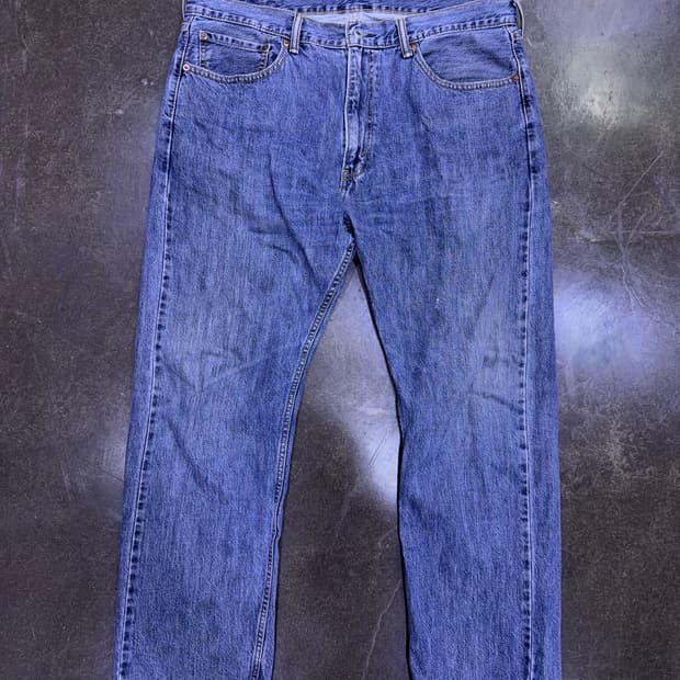 리바이스 00's 505 레귤러 스트레이트핏 빈티지 워싱 데님팬츠 38