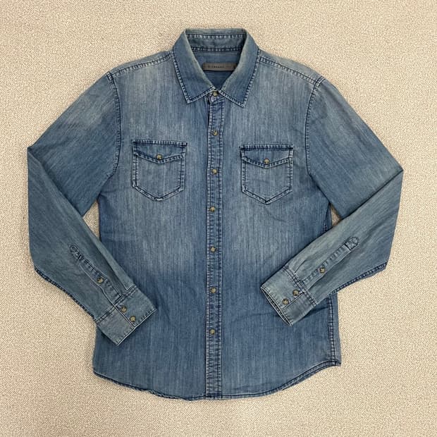 XL 지오다노 데님 웨스턴 셔츠 남방 0219M