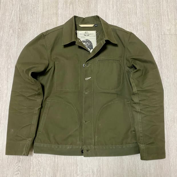 로그 테리토리 왁스 자켓