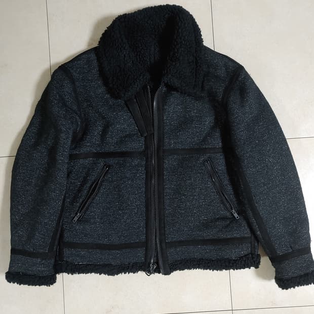 언유즈드 폴리 무톤 무스탕자켓