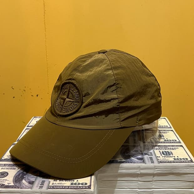 [52] 20FW 스톤 아일랜드 99576 나일론 메탈 6 패널 캡