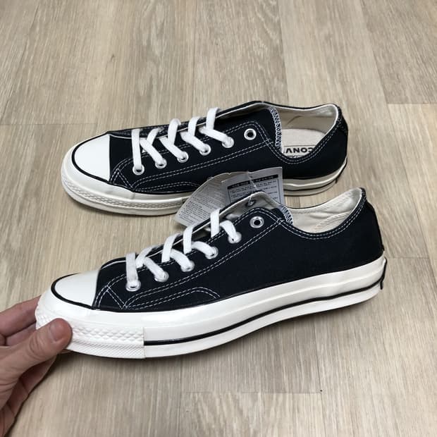 (255) 새상품 컨버스 CONVERSE 70's 척테일러 로우 블랙