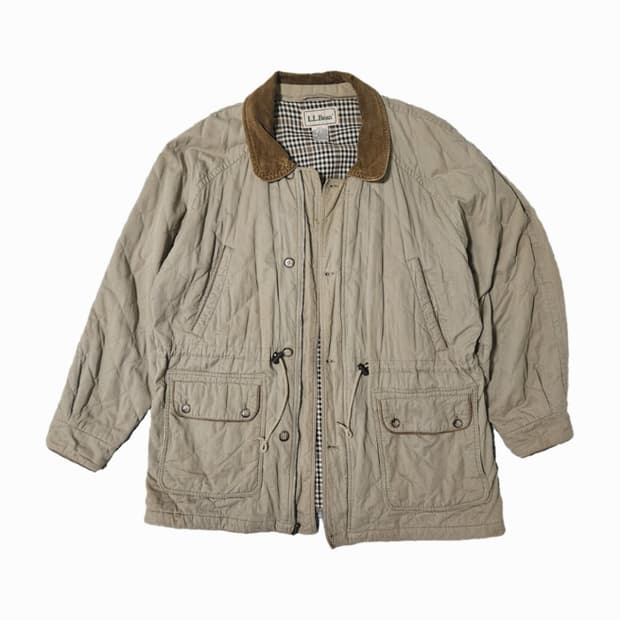80s LL Bean 퀼팅자켓