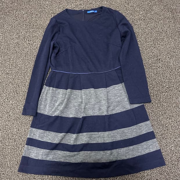 KEITH 키이스 여성 롱 원피스 네이비 S