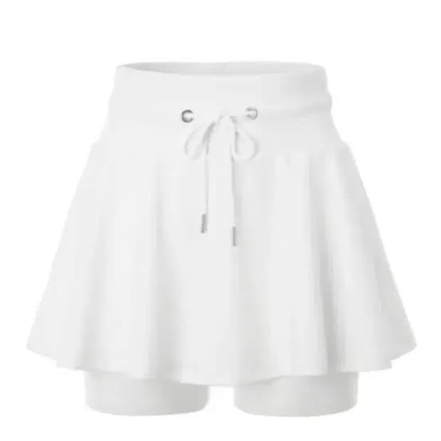 쓰리타임즈 바바라 팬츠 스커트 화이트 S