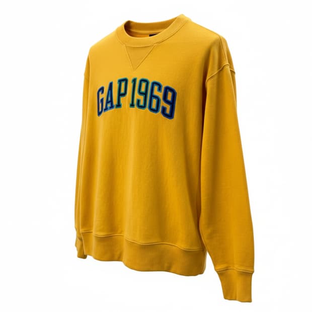 갭 GAP 1969 머스터드 빈티지 맨투맨 1863