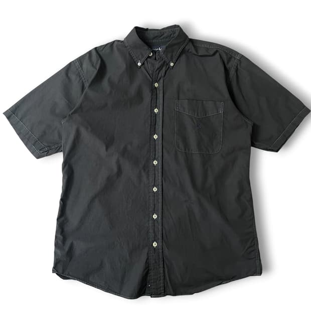 폴로랄프로렌 블랙 반팔 코튼셔츠 L