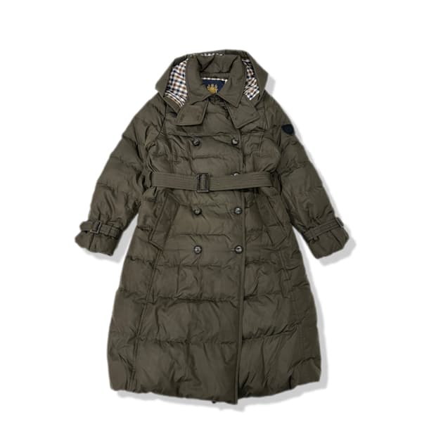 aquascutum hungarian goose trench down