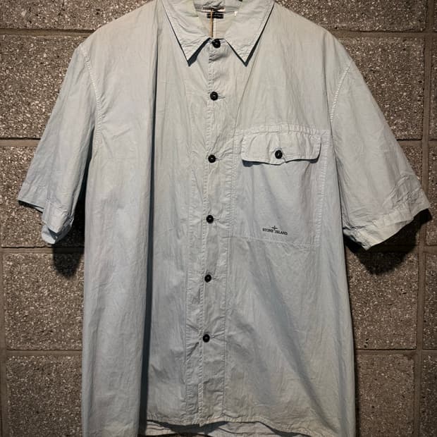 00s Stone Island Ice blue Half shirts