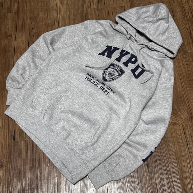 NYPU 뉴욕 경찰 헤더 그레이 기모 후드티