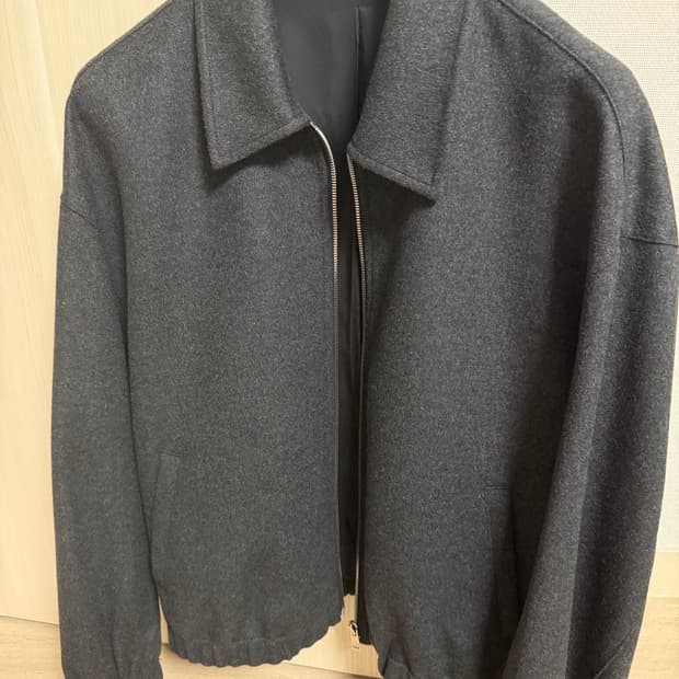 시스템옴므 크롭 블루종 차콜 