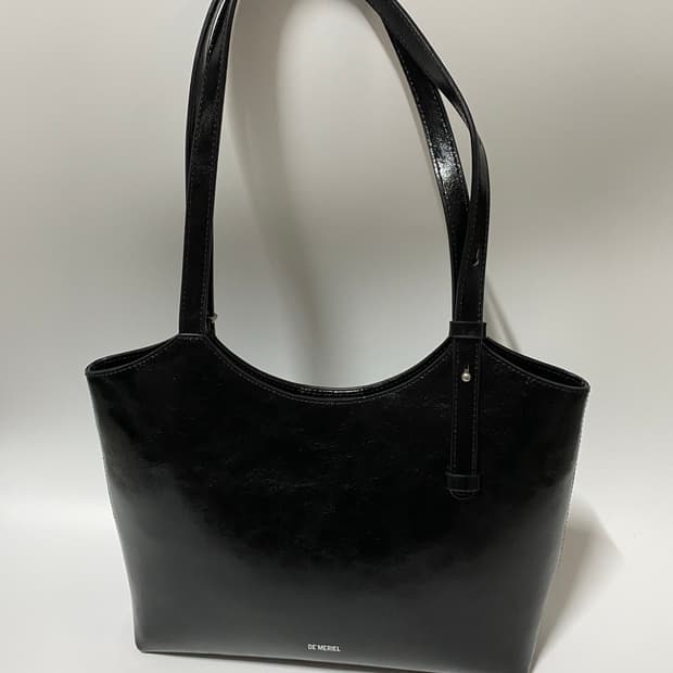 드메리엘 블랙 숄더백 베네타 스몰