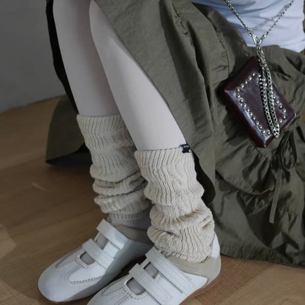 [새상품] 기호 - 트윈 벨크로 메리제인 스니커즈 (IVORY)