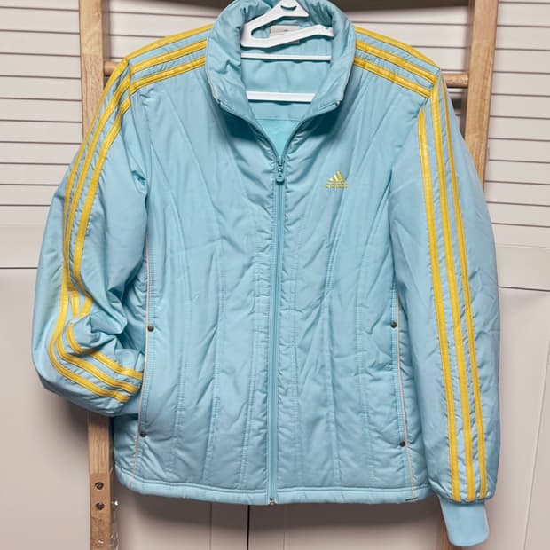 아디다스 삼선 민트 바람막이 점퍼 자켓