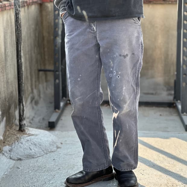 Carhartt Distressed 칼하트 싱글니 카펜터 팬츠 32x30